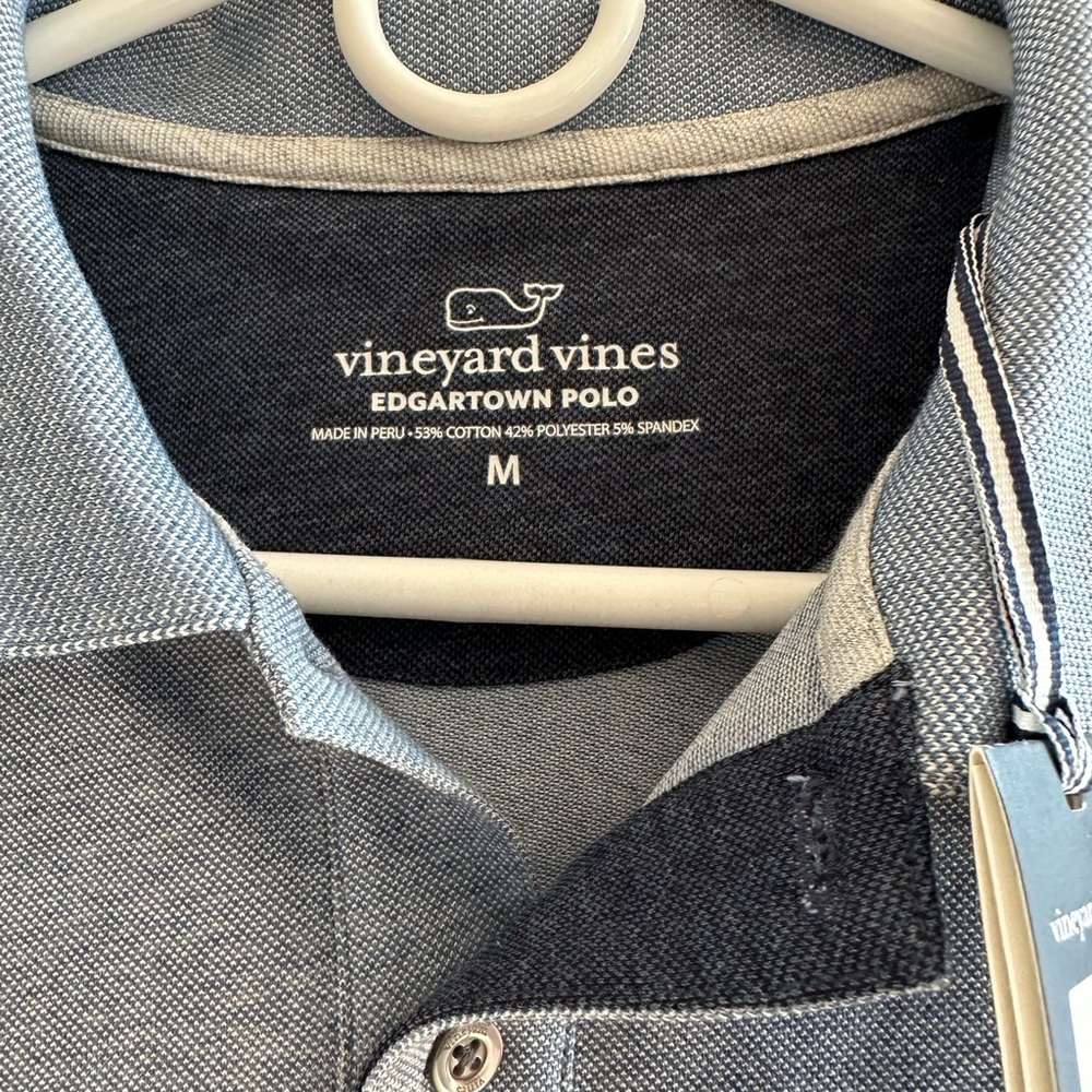 Vineyard Vines Classic Gray Polo Shirt - Picture 3 of 4
